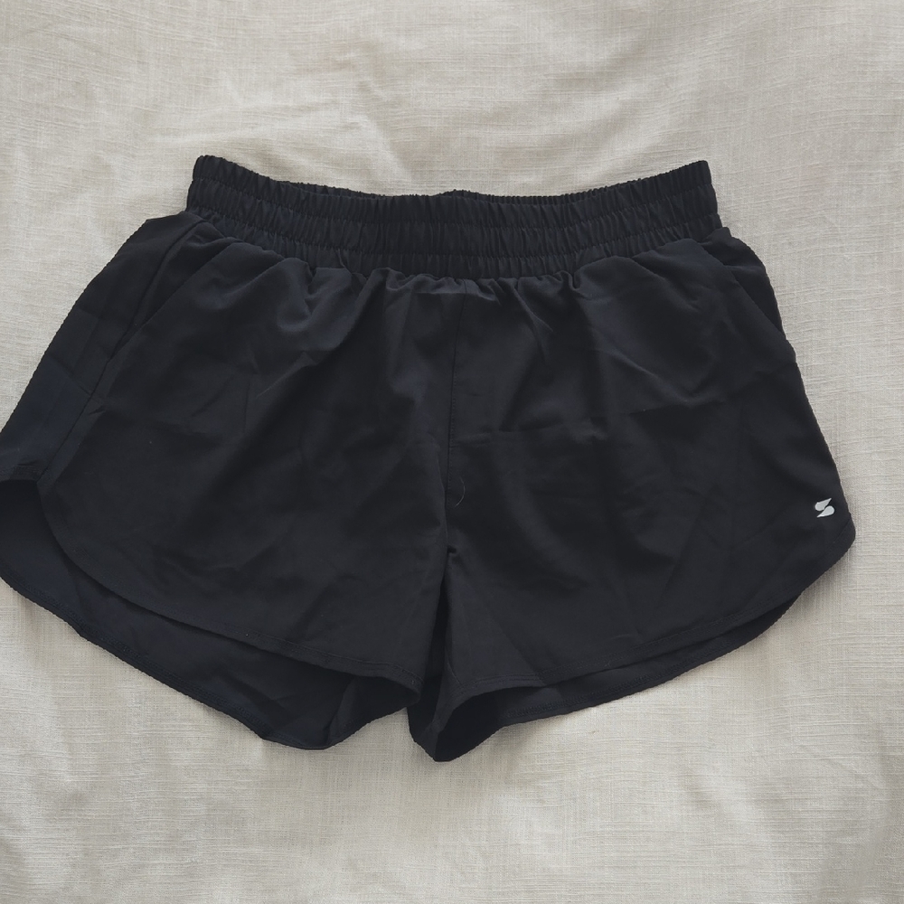 Sleek Black Athletic Shorts for Women